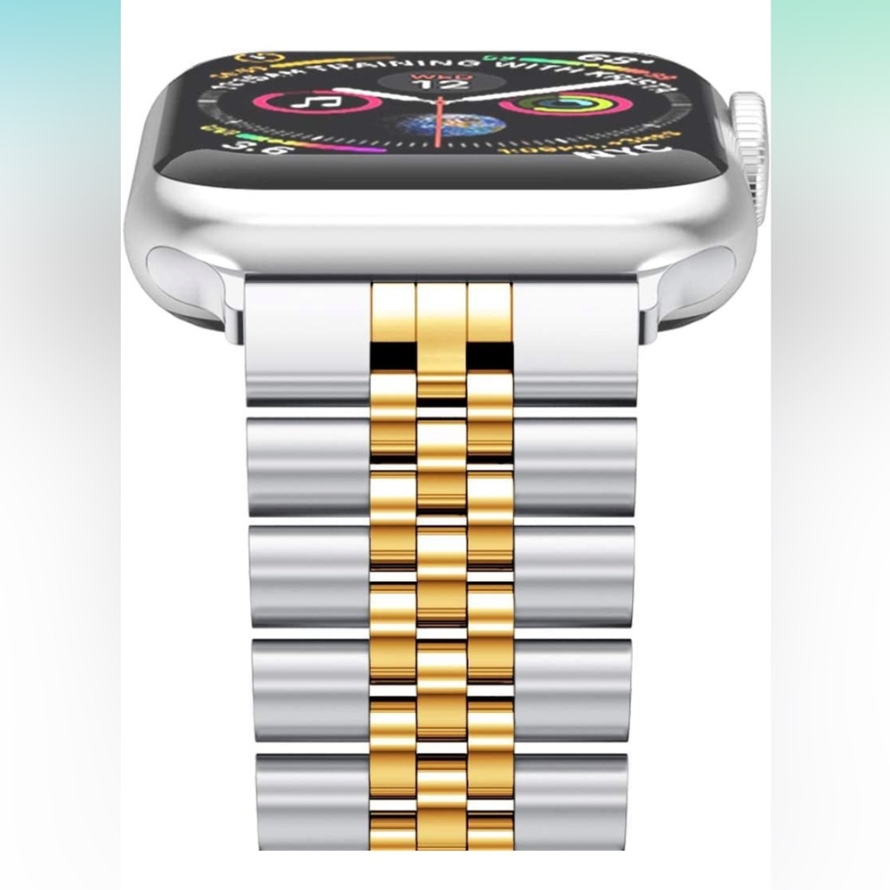 Apple Watch Band 49mm 45mm 44mm 42mm,Stainless Steel Heavy Band Butterfly clasp
